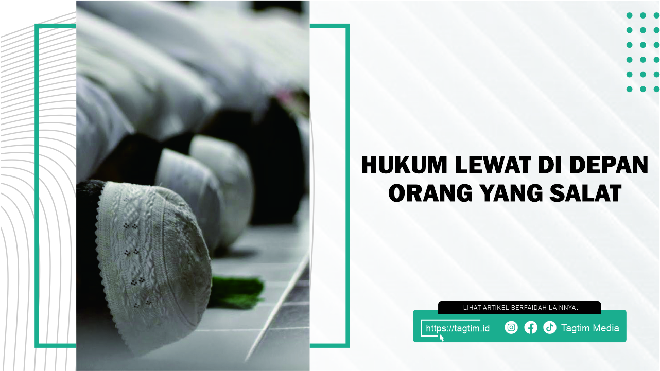 hukum lewat di depan orang salat